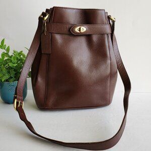 EUC & HTF Coach Madison Deauville Bag (#4426) in Beechnut – Italian made!